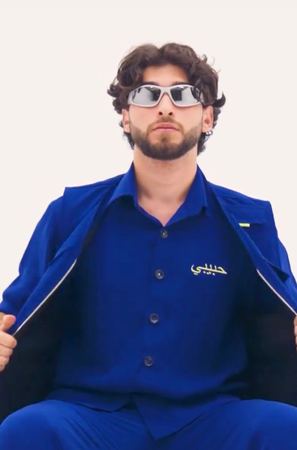 ROYAL BLUE HABIBI SHIRT