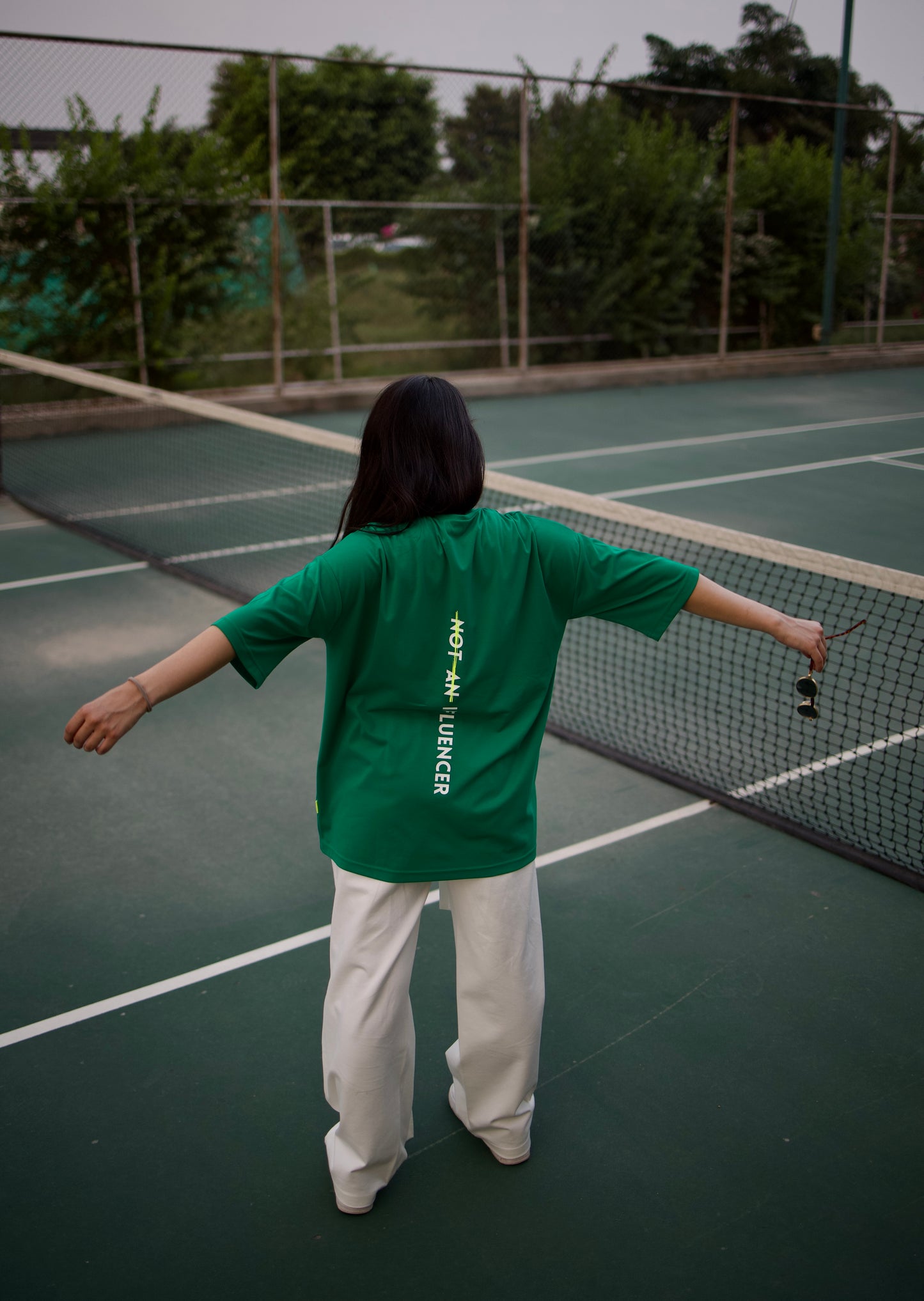 THE GREEN INFLUENCER T-SHIRT
