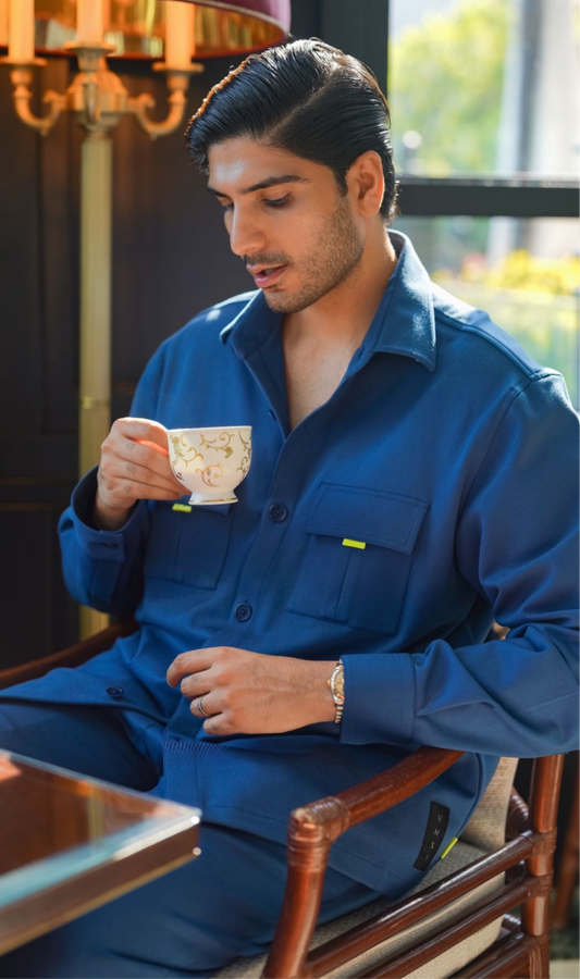 COBALT BLUE SHACKET